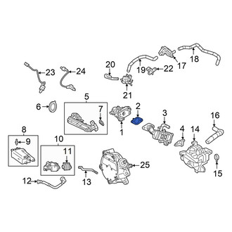Toyota OE - Exhaust Gas Recirculation (EGR) Valve Gasket
