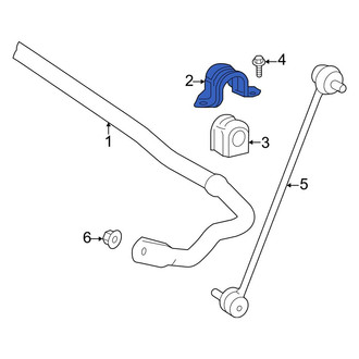 Toyota OE - Front Suspension Stabilizer Bar Bracket