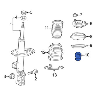 Toyota OE - Front Suspension Strut Bumper