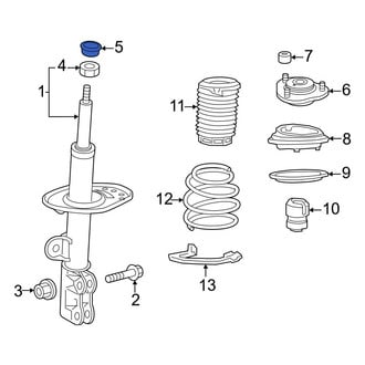 Toyota OE - Front Suspension Shock Absorber & Strut Mount Bushing