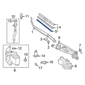 Toyota OE - Right Wiper Blade Refill