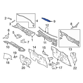 Toyota OE - Front Cowl Insulator