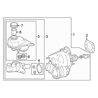 Toyota OE - Cowl - Components on Dash Panel