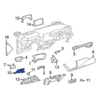Toyota OE - Left Outer Instrument Panel Trim Panel