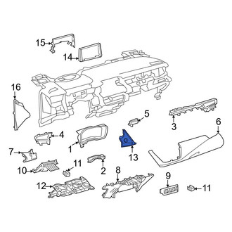 Toyota OE - Left Inner Instrument Panel Trim Panel