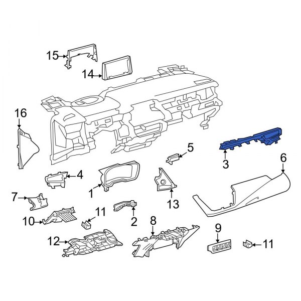 Instrument Panel Molding