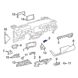 Toyota OE - Center Instrument Panel Molding