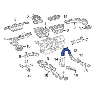 Toyota OE - HVAC Duct Adapter