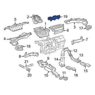 Toyota OE - Center Dashboard Air Vent