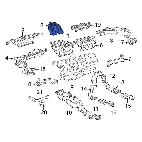 Instrument Panel Air Duct