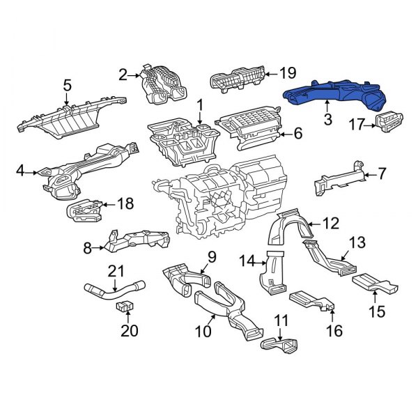 Instrument Panel Air Duct