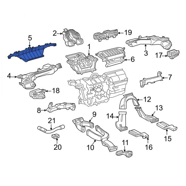 Windshield Defroster Nozzle