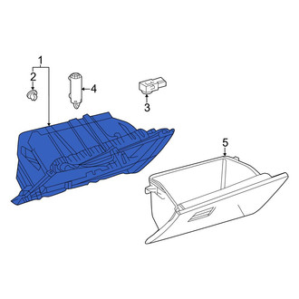 Toyota OE - Front Glove Box Housing