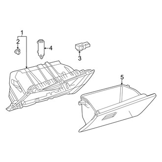 Toyota OE - Instrument Panel - Glove Box