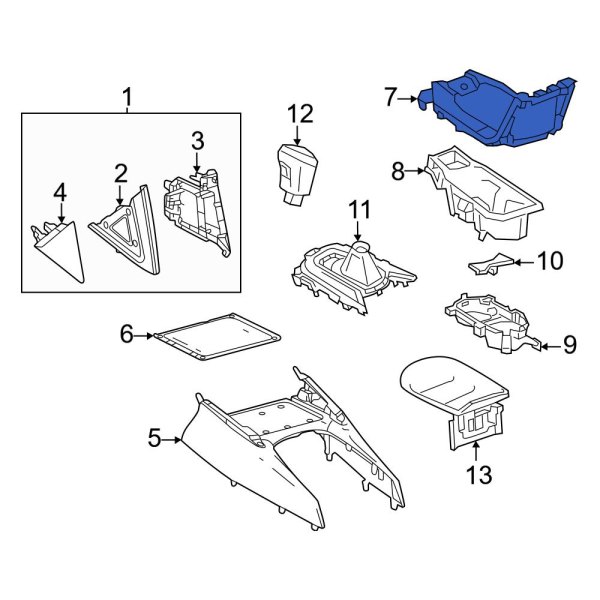 Console Trim Panel