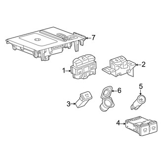 Toyota OE - Console - Electrical Components