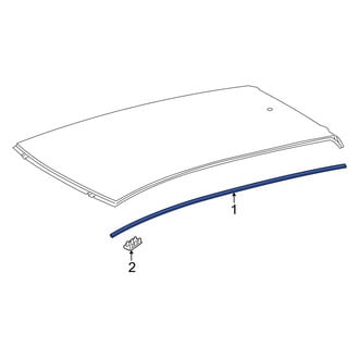 Toyota OE - Left Roof Drip Molding