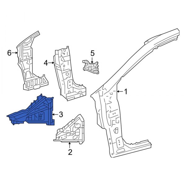 Fender Apron Reinforcement