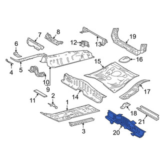 Toyota OE - Front Right Forward Floor Pan Crossmember