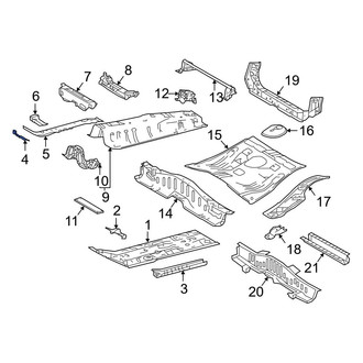 Toyota OE - Front Left Lower Firewall