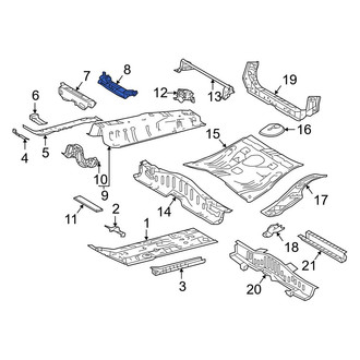 Toyota OE - Front Left Floor Pan Reinforcement