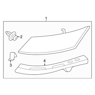 Toyota OE - Pillars, Rocker & Floor - Exterior Trim