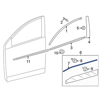 Toyota OE - Door Molding Seal