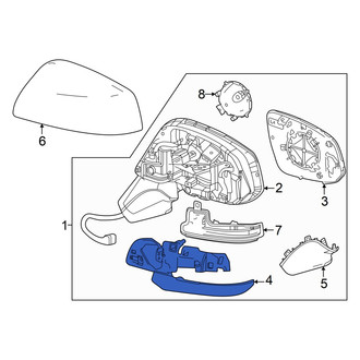Toyota OE - Front Left Upper Door Mirror Cover