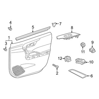 Toyota OE - Front Door - Interior Trim
