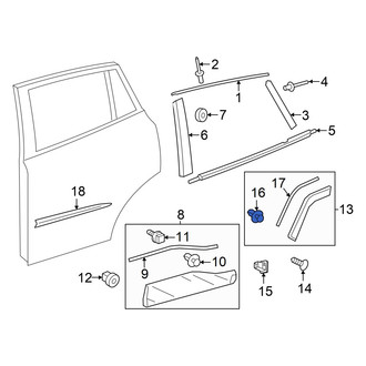 Toyota OE - Fender Molding Retainer
