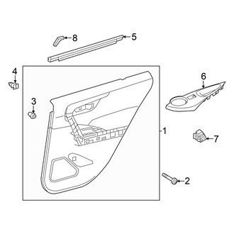 Toyota OE - Rear Door - Interior Trim