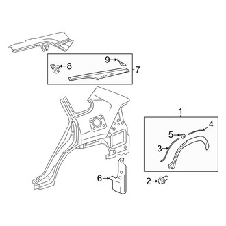 Toyota OE - Quarter Panel - Exterior Trim