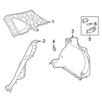 Toyota OE - Quarter Panel - Interior Trim