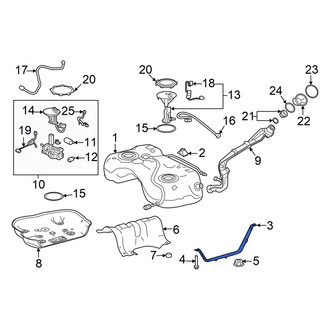 Toyota Corolla Cross Fuel Tanks & Parts — CARiD