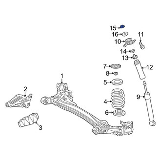 Toyota OE - Suspension Shock Absorber Nut