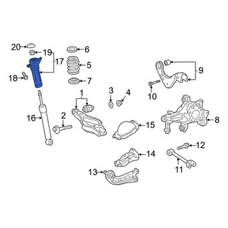 Toyota OE - Rear Suspension Shock Absorber Mount