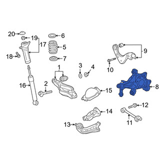 Toyota OE - Rear Left Suspension Knuckle
