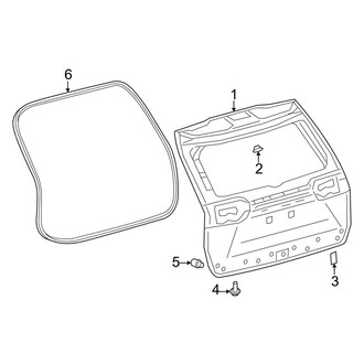 Toyota OE - Lift Gate - Gate & Hardware