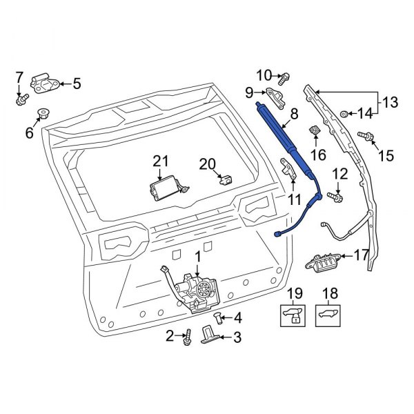 Liftgate Lift Support