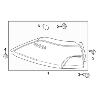 Toyota OE - Rear Lamps - Tail Lamps