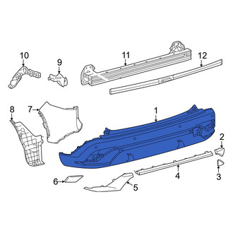 Toyota OE - Rear Lower Bumper Cover