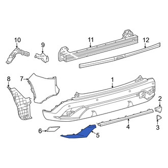 Toyota OE - Rear Left Bumper Trim