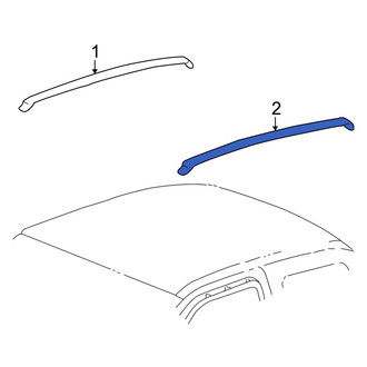 Toyota OE - Left Roof Drip Molding