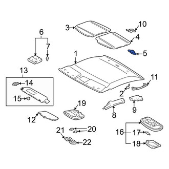 Toyota OE - Left Headliner Insulator