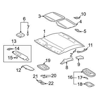 Toyota OE - Cab - Interior Trim (Headliner), (Regular Cab)