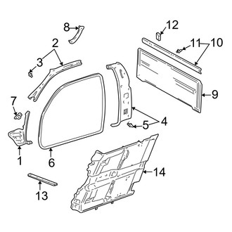 Toyota OE - Cab - Interior Trim (Pillars, Rocker & Floor), (Base)