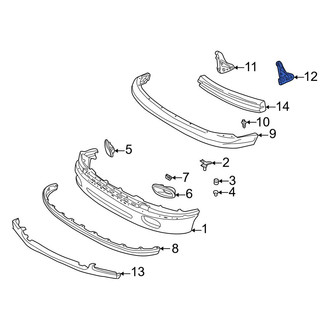 Toyota OE - Front Left Bumper Cover Bracket