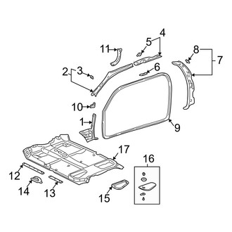 Toyota OE - Cab - Interior Trim (Pillars, Rocker & Floor), (Access Cab)