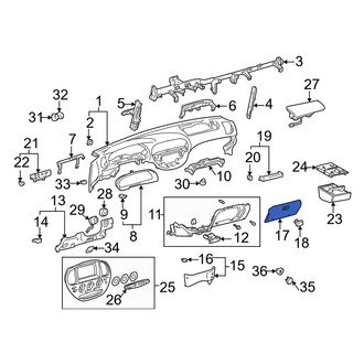Toyota OE - Glove Box Door