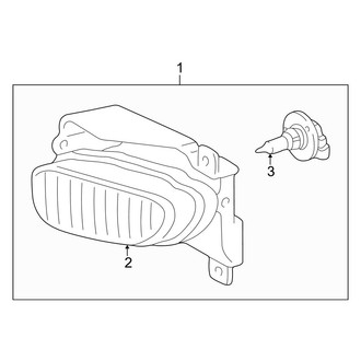 Toyota OE - Front Lamps - Fog Lamps (Type 1)